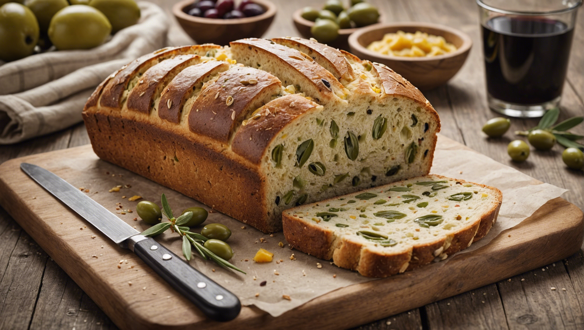 découvrez une recette savoureuse de pain aux olives, un vrai délice à déguster en toute simplicité !